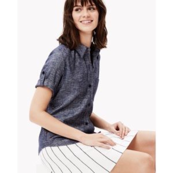 Linen Button Up - Picture 3 of 7